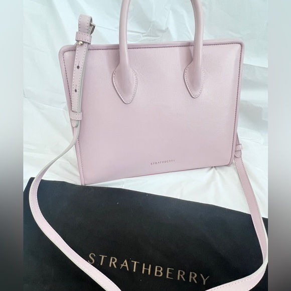 THE STRATHBERRY MIDI TOTE PALE PINK - Picture 2 of 11
